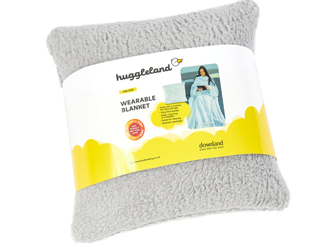 Huggleland Grey Wearable Relaxing Blanket Image 5