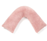 Huggleland Pink Teddy Fleece V Shape Support Pillow Image 4