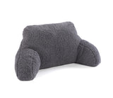 Huggleland Charcoal Teddy Fleece Cuddle Cushion Image 4