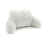 Huggleland Grey Teddy Fleece Cuddle Cushion Image 4