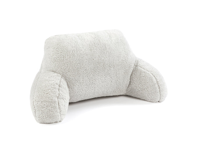 Huggleland Grey Teddy Fleece Cuddle Cushion Image 4
