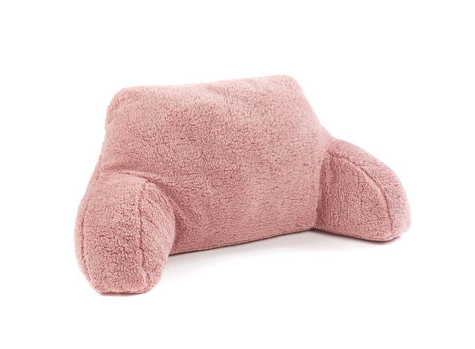 Huggleland Pink Teddy Fleece Cuddle Cushion Image 4