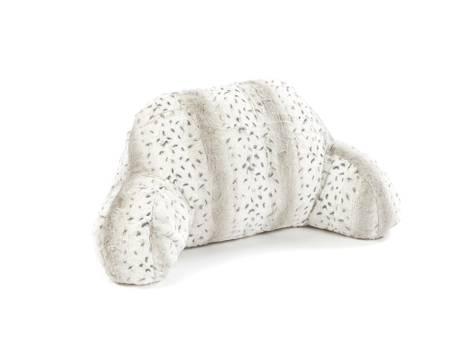Huggleland Grey Snow Leopard Cuddle Cushion Image 4