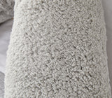 Huggleland Grey Teddy Fleece V Shape Support Pillow Image 3