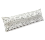 Huggleland Grey Snow Leopard Bolster Pillow Image 4
