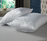 Luxury Cotton Feels Like Down Pillow Protector Pair Image 3