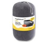 Huggleland Easy Wash Reversible Coverless Teddy Duvet and Pillowcase - Charcoal/Grey Image 6