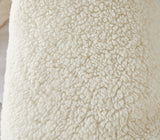 Huggleland Cream Teddy Fleece V Shape Support Pillow Image 4