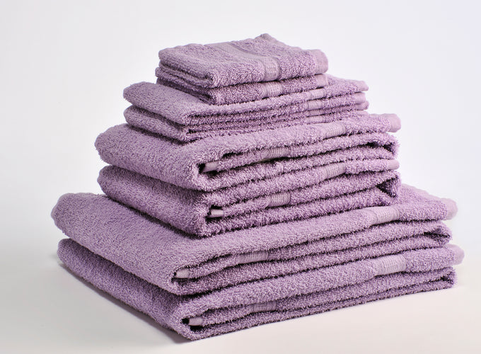 100% Cotton Eight Piece Towel Bundle Image 3