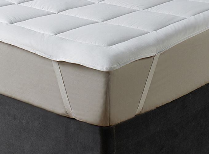 Luxury Cotton Feels Like Down Mattress Topper Image 2