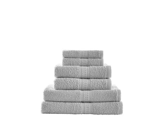 100% Cotton Six Piece Towel Bundle Image 5