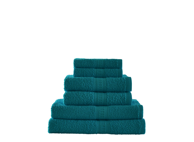 100% Cotton Six Piece Towel Bundle Image 6