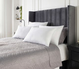 Downland Hotel Quality Microfibre Stripe Pillow 700g Image 2