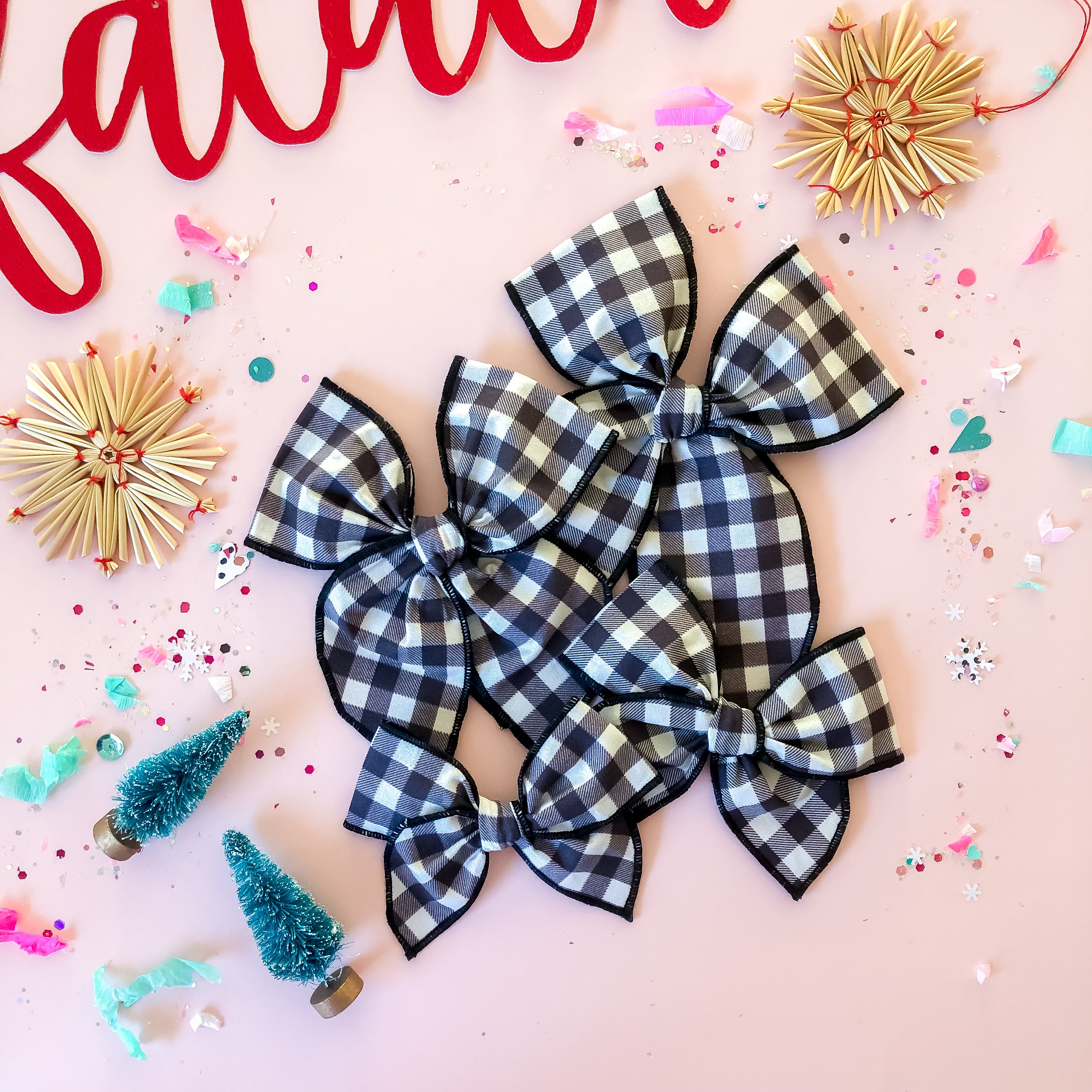 Black and White Gingham