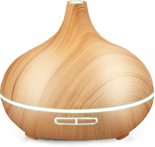 Dark Wood Grain 300ml Essential Oils Diffuser with 5ml Bottle of Laven –  Prairie Essentials