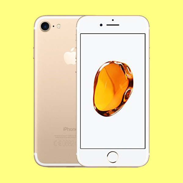 Használt, felújított arany iPhone 7 illusztráció másodlagos
