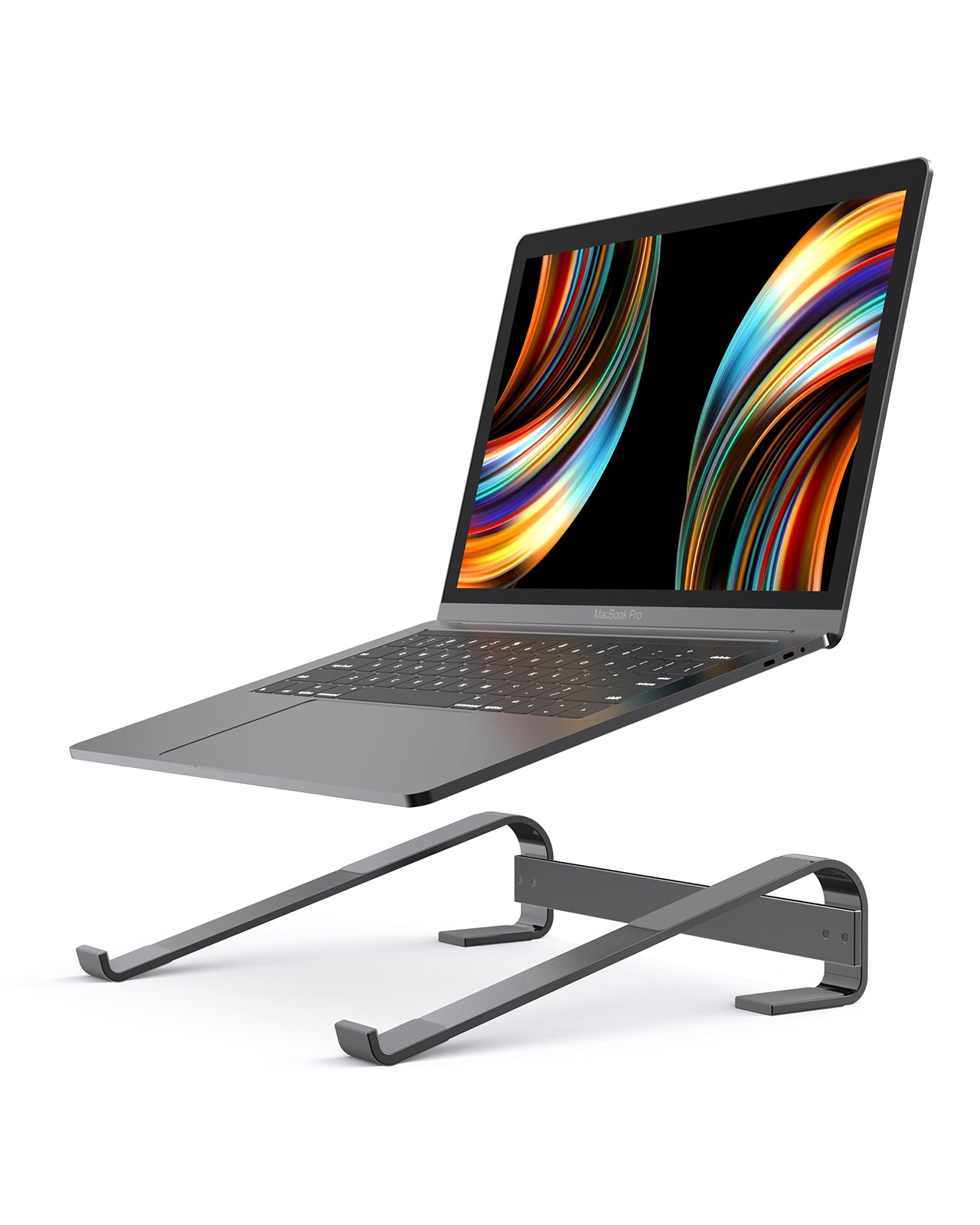 Laptop Stand Aluminium Portable Removable Laptop Rise Ventilated Detachable