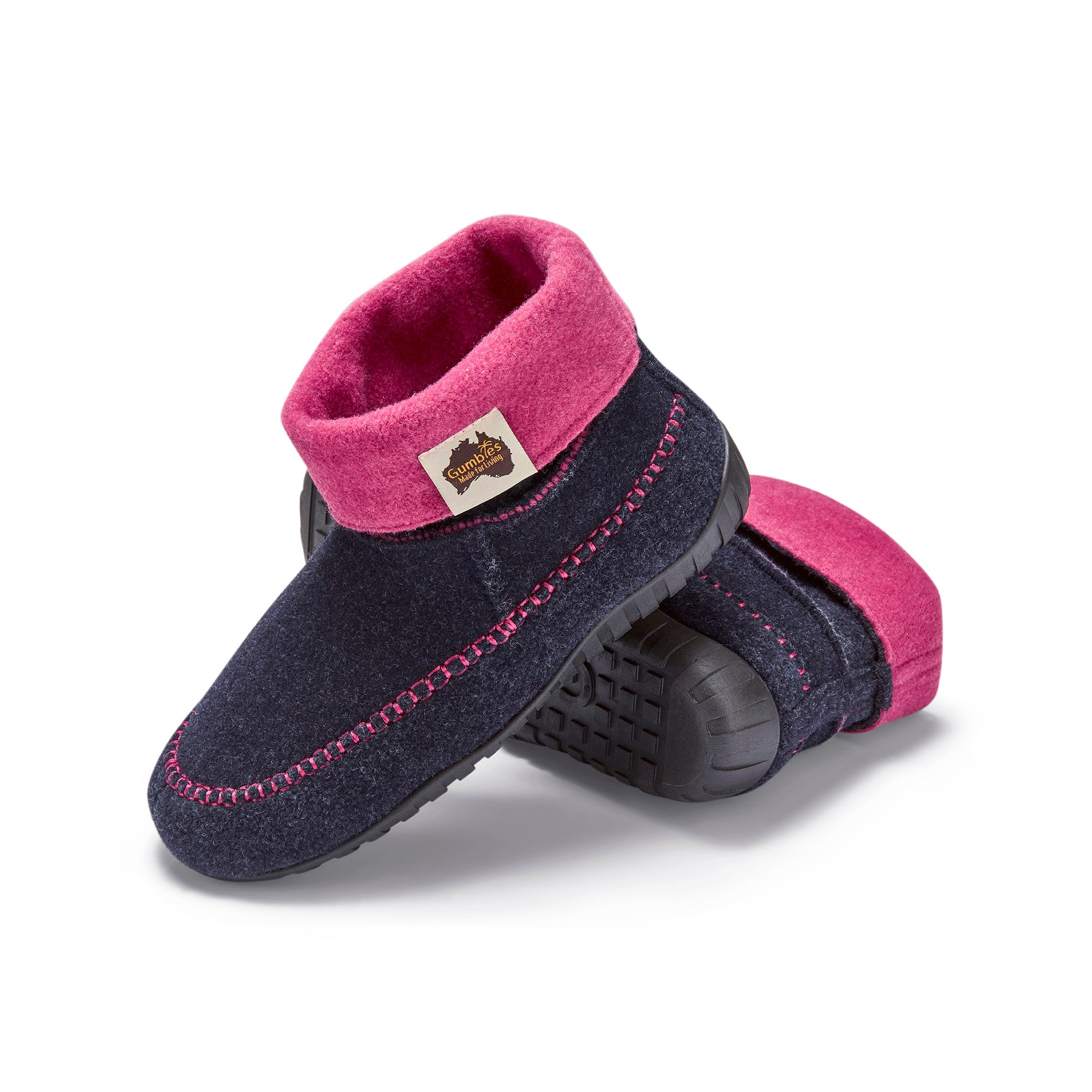 Botines Thredbo Slipper - Navy & Pink - Gumbieschile product image