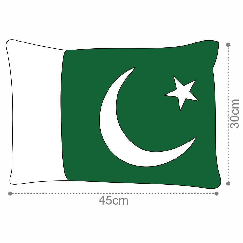 Pakistan Flag Cushion - Relaxsit