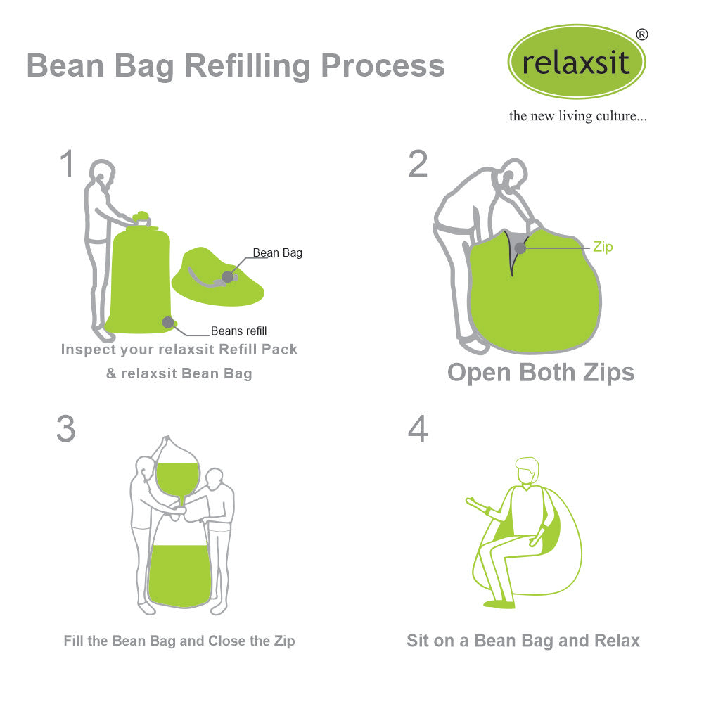 Relaxsit bean bag refill Premium Quality Polystyrene Beads for