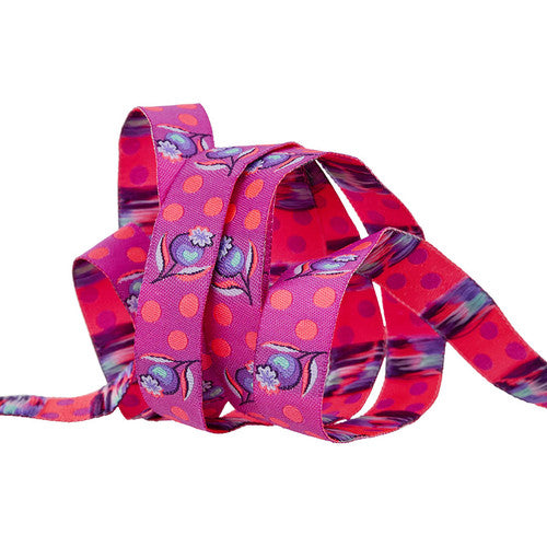 Ribbon | Tula Pink Untamed | 5/8"Impending Bloom | Nova
