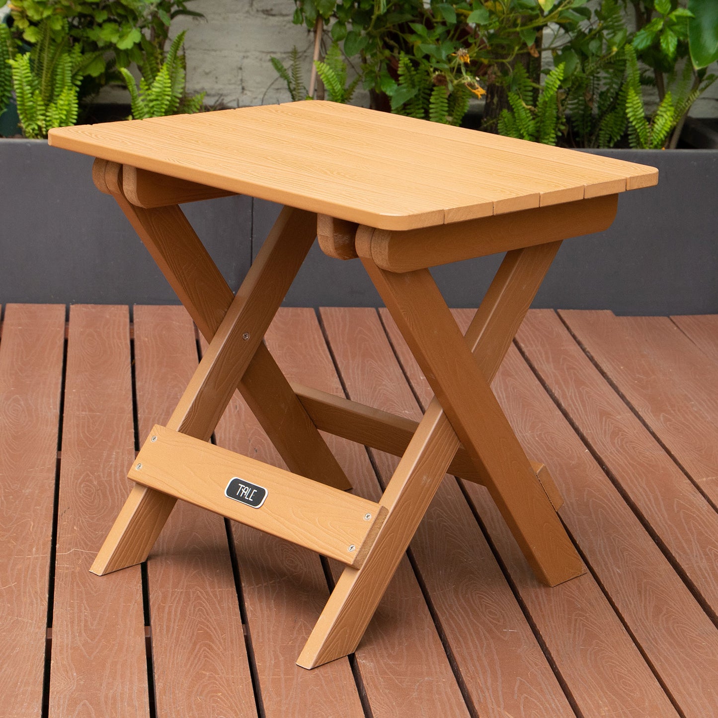 plastic foldable side table outdoor