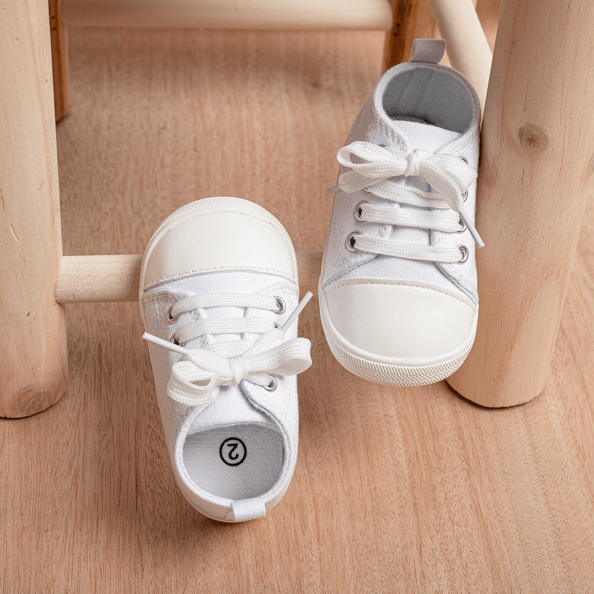 Leo 1st Walker Baby Shoes - White – Little Charlie