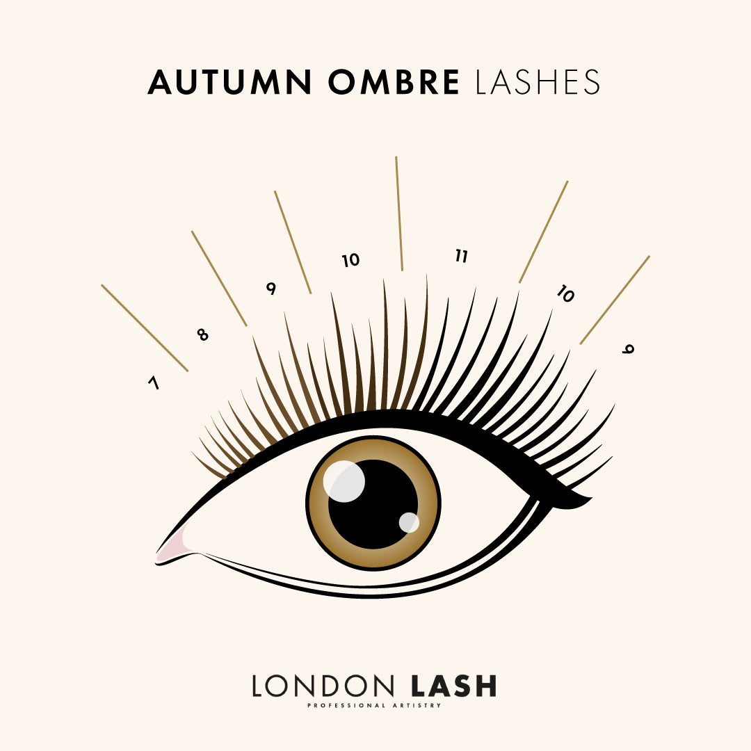 Spring Ombre Lashes | London Lash AU