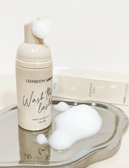 Foam lash extensions shampoo