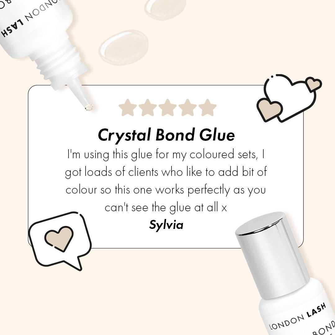 London Lash Client Review of Crystal Bond Lash Glue