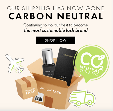 London Lash carbon neutral deliveries
