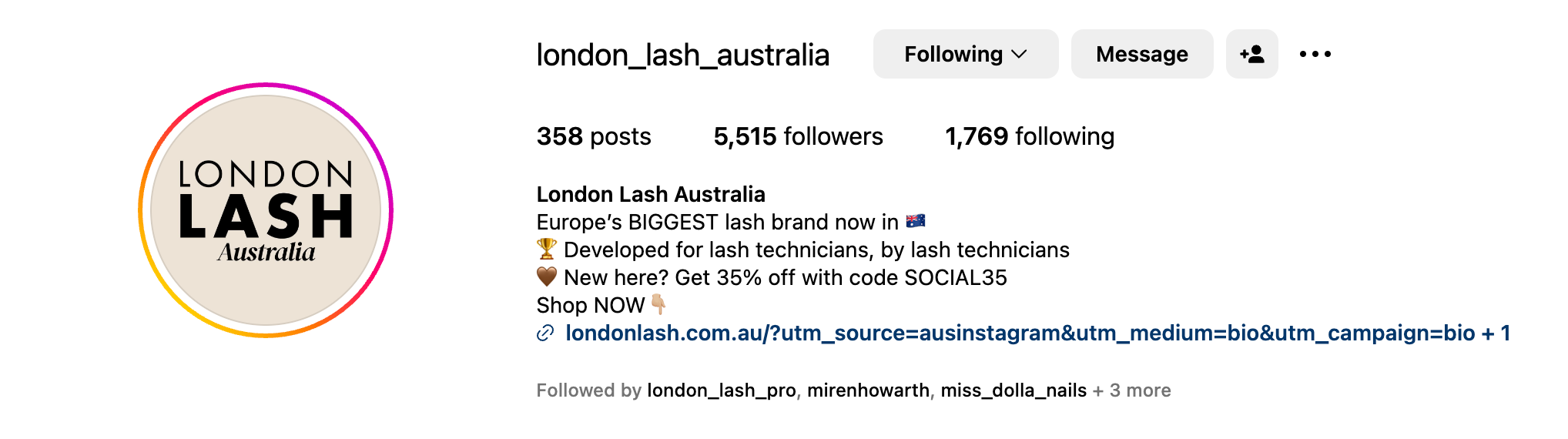 London Lash Instagram IG london_lash_australia | London Lash Australia