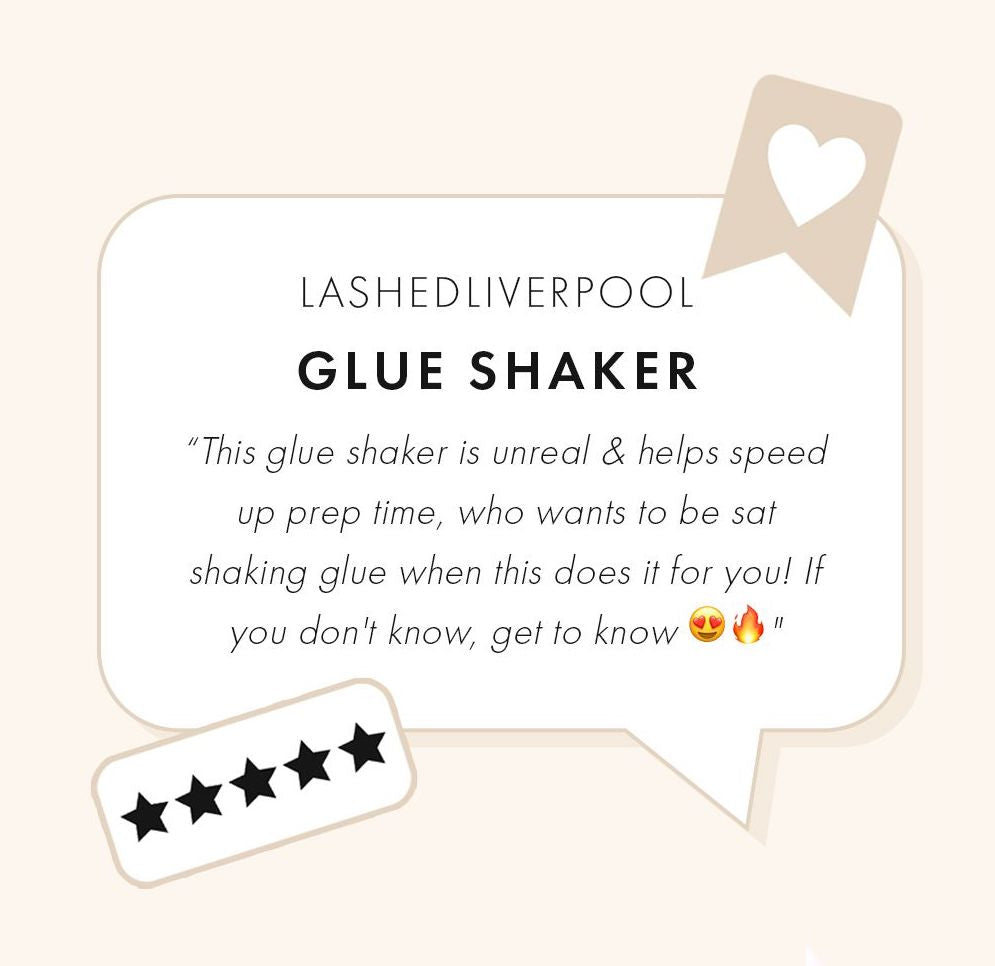 London Lash Client Review of Glue Shaker