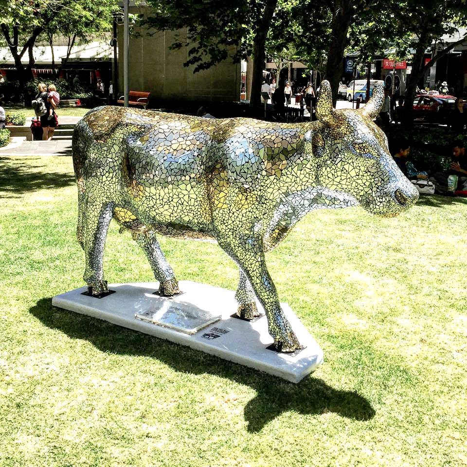 Luxury Lady for CowParade Perth by Alister Yiap