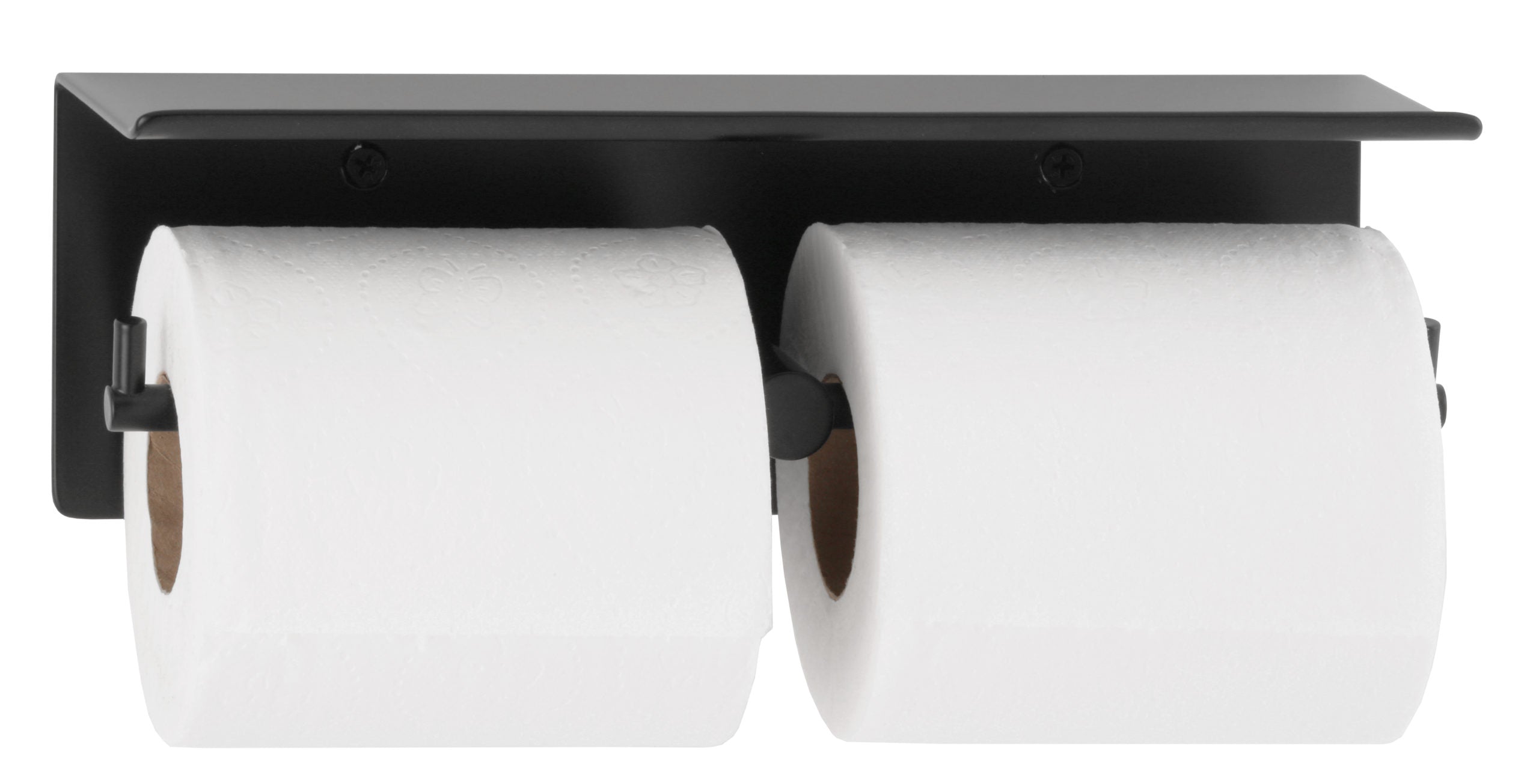 Recessed Multi-Roll Toilet Tissue Dispenser, Matte Black