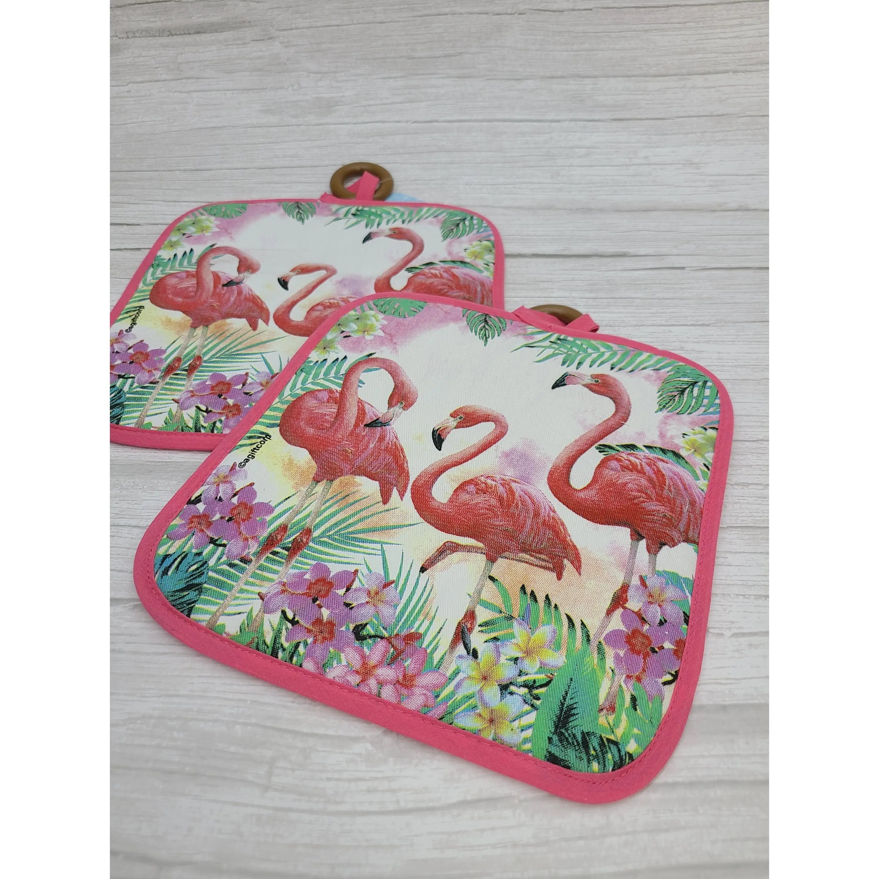 Paper Towel Holder Pink Flamingo