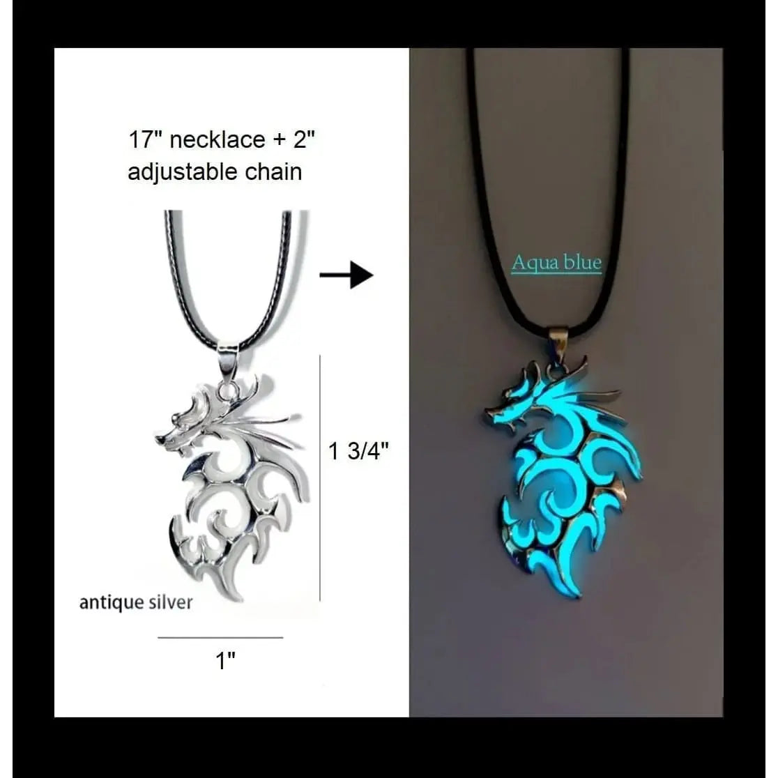 Glow-In-The-Dark Dragon Jewelry