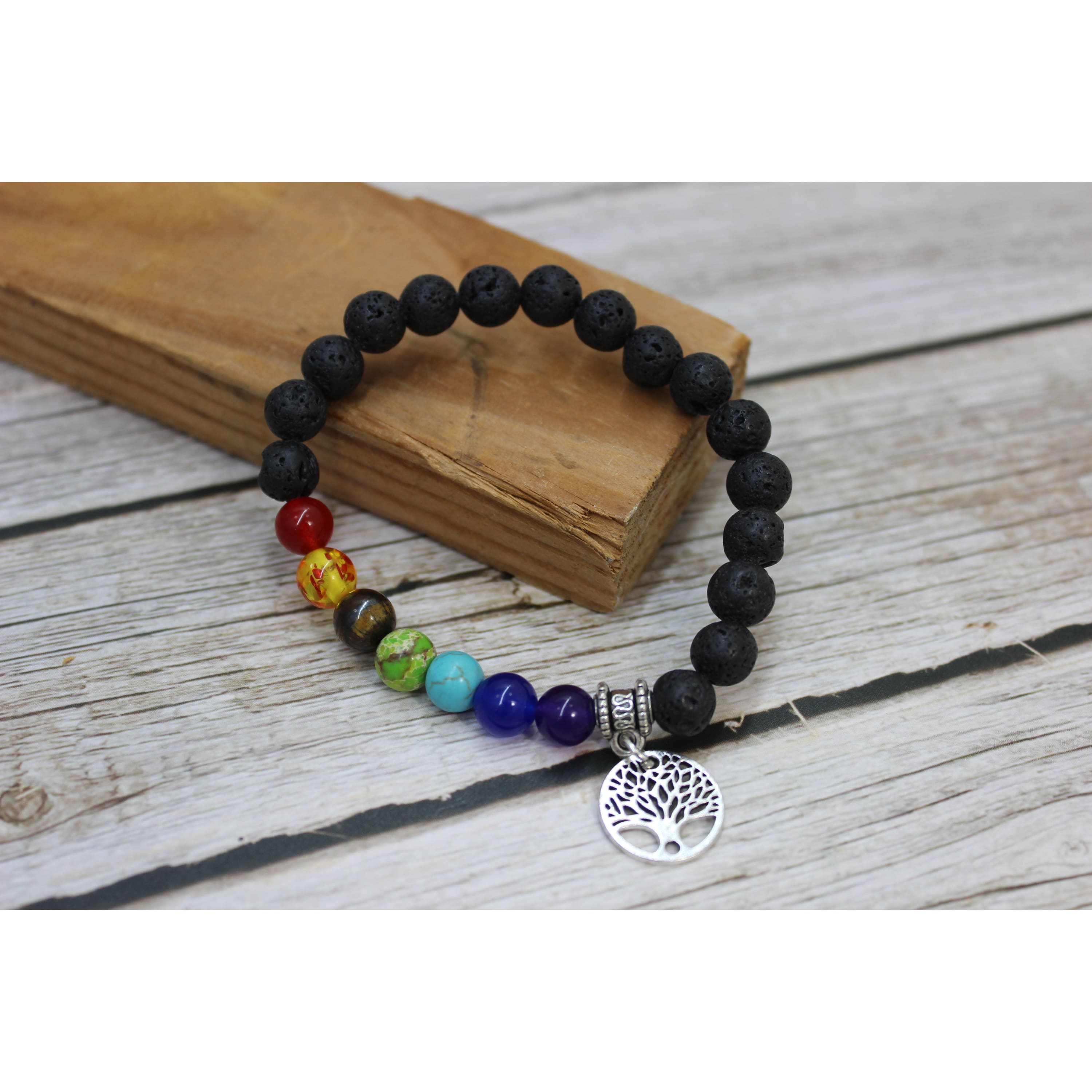 Tree of Life, Chakra beads and Tiger Eye natural stone Unisex Mala, 108  Buddha Healing Stone Beaded Bracelet | Beaded bracelets, Chakra bracelet,  Mala bracelet