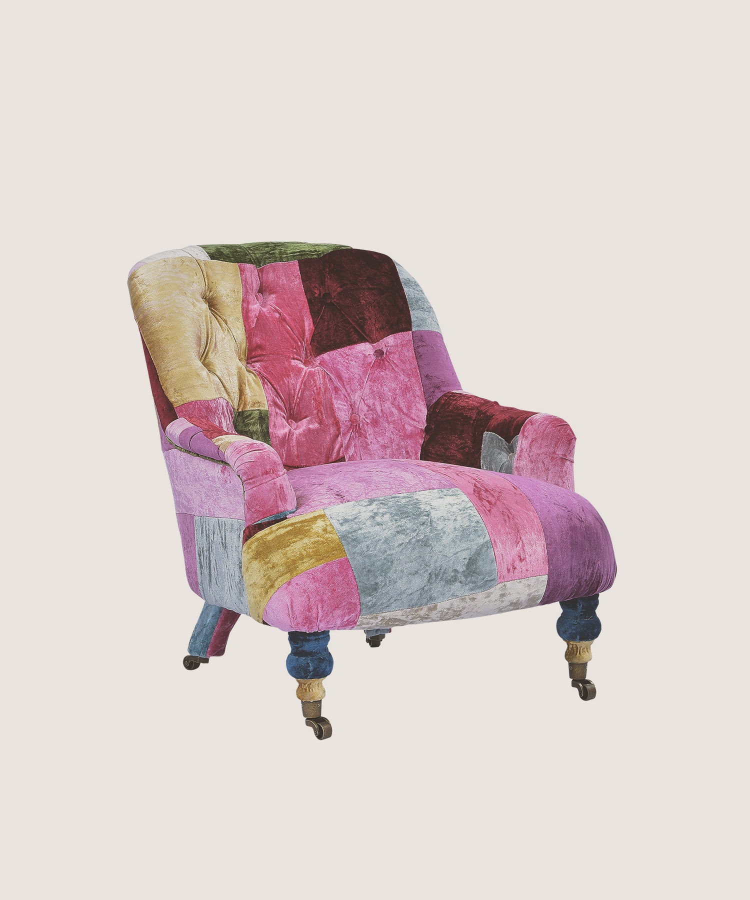 HALO（ハロ）ANNE CHAIR VELVET PATCHWORK BOHEM