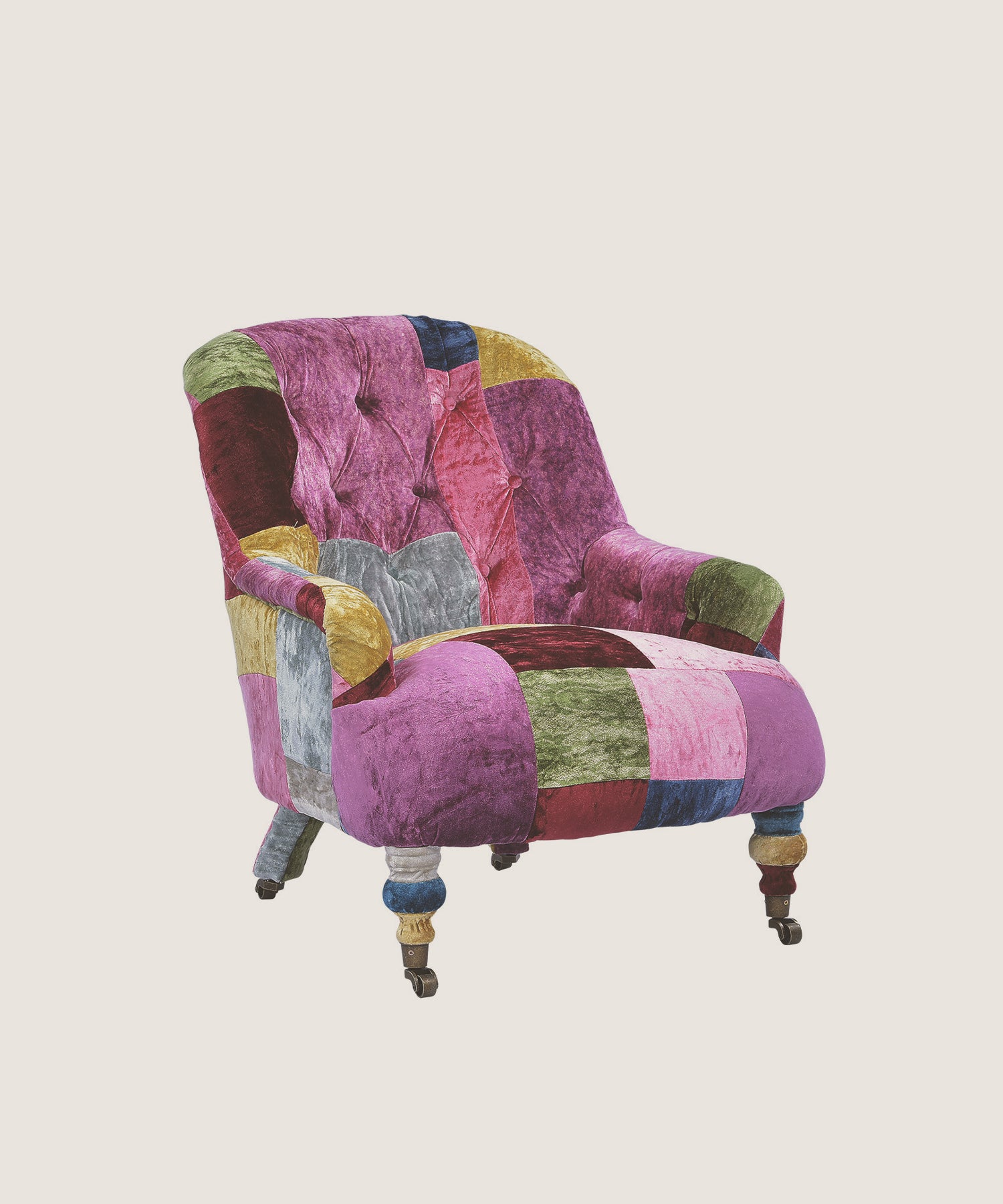 HALO（ハロ）ANNE CHAIR VELVET PATCHWORK BOHEM