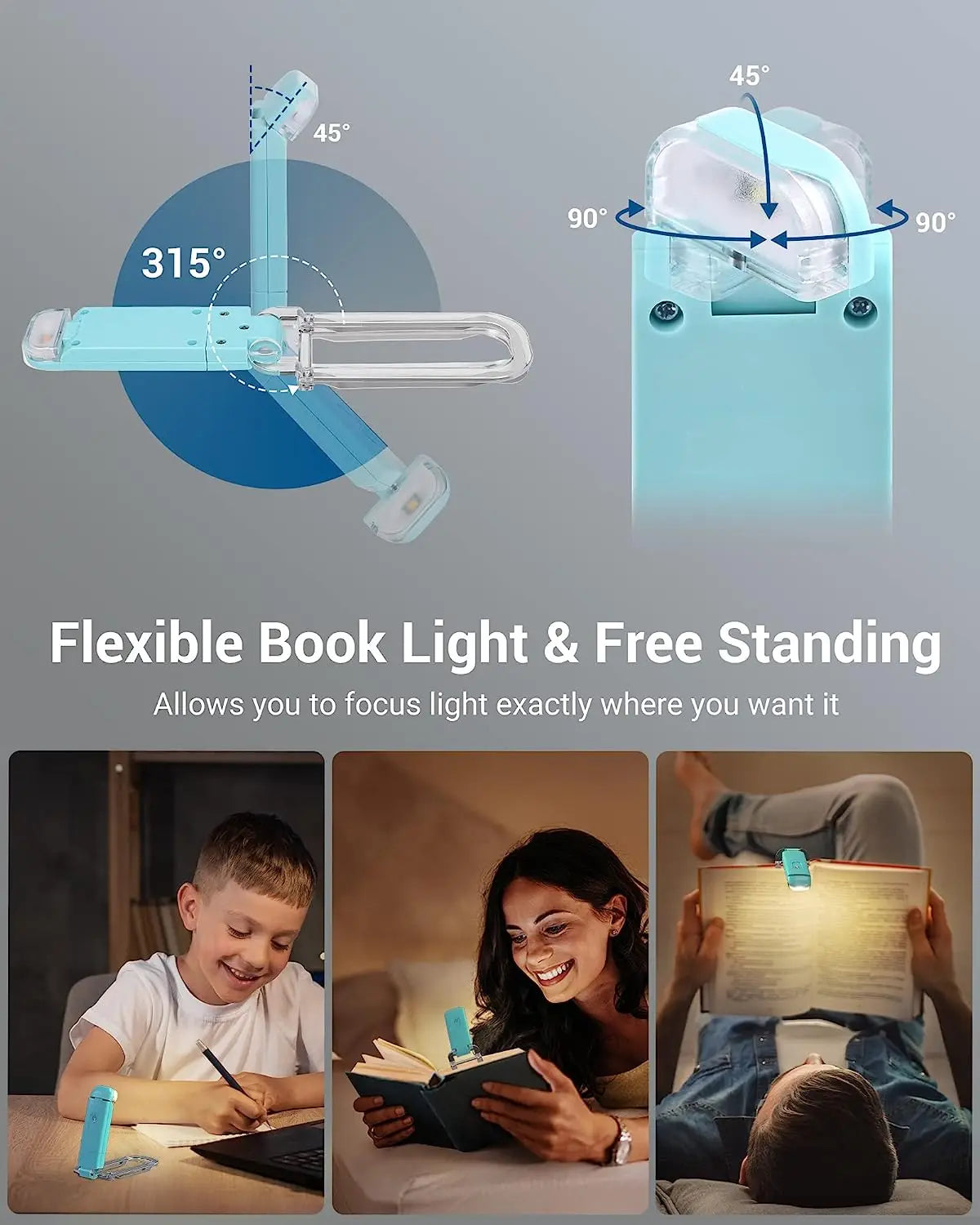 LED Rechargeable Book Reading