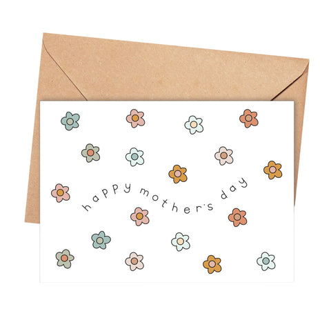 Happy Mother's Day Card with Flowers