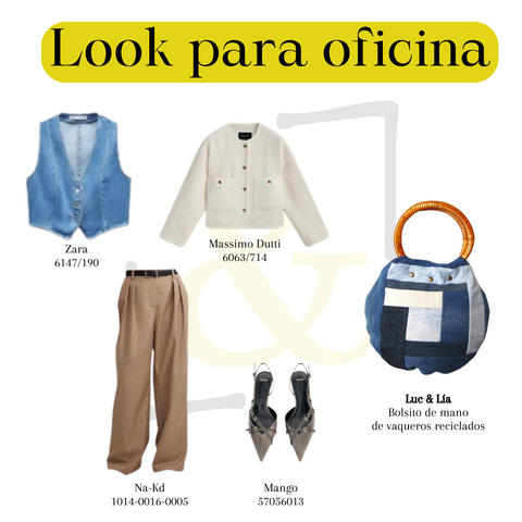 Look para la oficina con denim