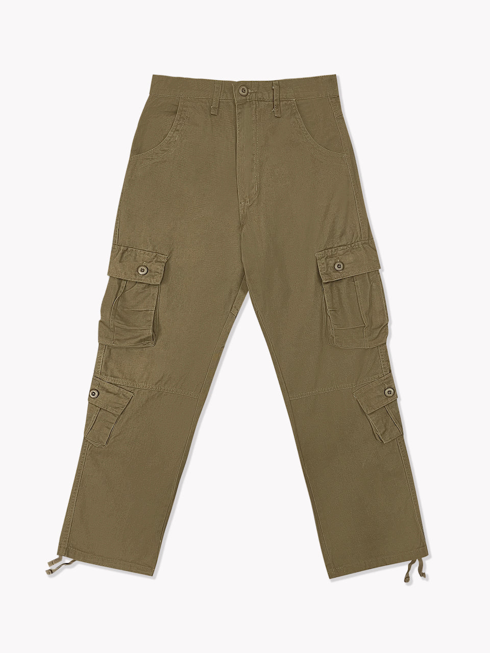 8 Pocket Cargo Pants-Khaki | Brandon Thorne | Reviews on Judge.me