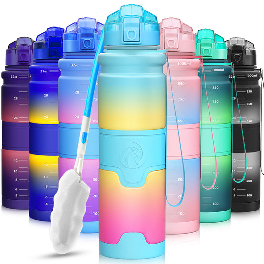 Water Bottle For Girls Outdoor Sport Fitness Water Cup Large Capacity –  Tops & Tails Boutique