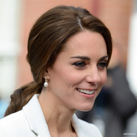 Kate Middleton pearl drop earring