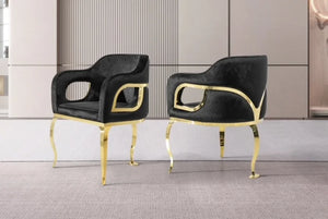 Velvet Luxe Triad Chair - Nu'look Home and Design