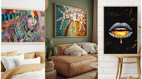 Try Acrylic Paintings to make your walls look classy