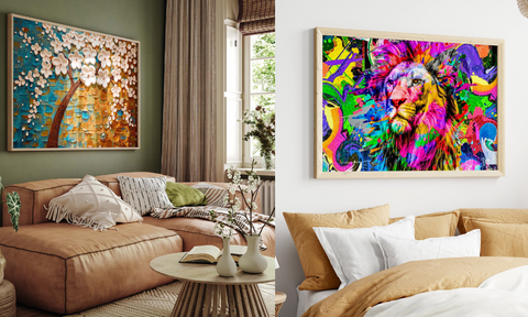 Enjoy the Beauty of Abstract Art Wall Painting