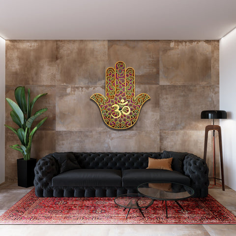3D OM Mandala Art Wall Decor